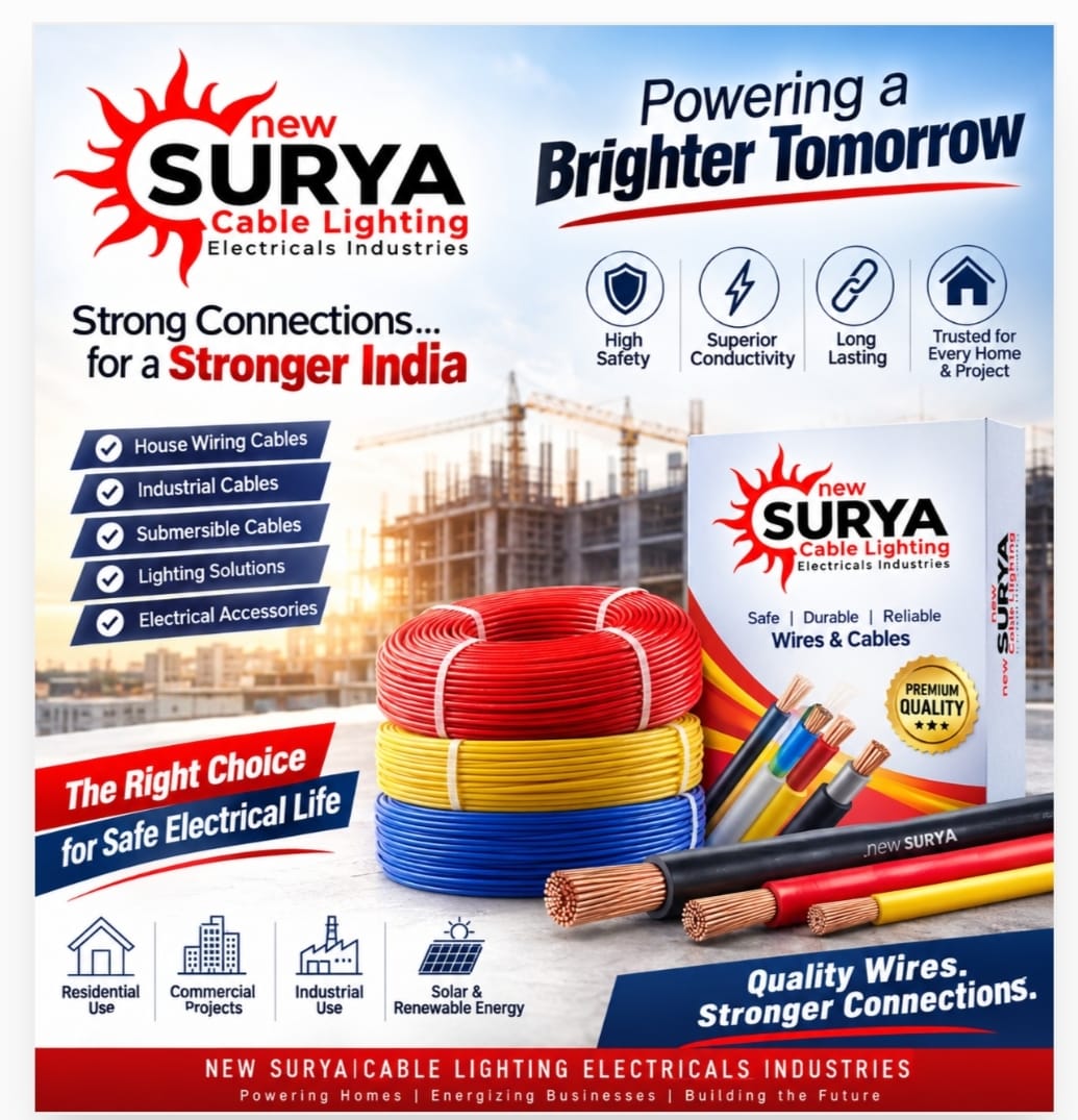 New Surya Cable 1.0 & 1.5 SQ MM